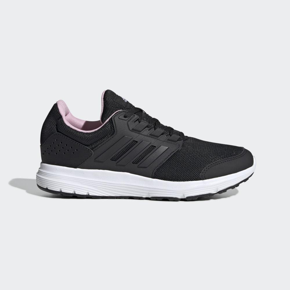 Adidasi Alergare Adidas Galaxy 4 Dama Romania - Negrii/Roz F36183